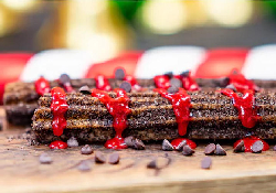Cherry-Chocolate Churro
