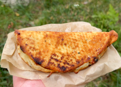 Chicken Bacon Ranch Flop-Over — photo from a ParkEats review