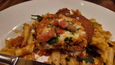 Chicken Parmesan Pasta — photo from a ParkEats review