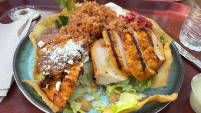 Chicken Tostada Salad — photo from a ParkEats review