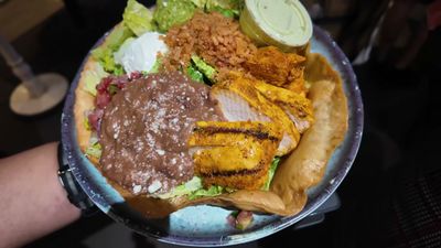 Chicken Tostada Salad — photo from a ParkEats review