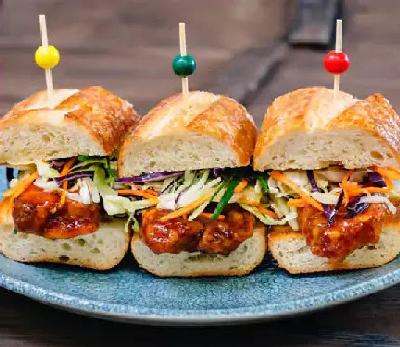 Chile-Ginger Pork Belly Sliders — photo from a ParkEats review