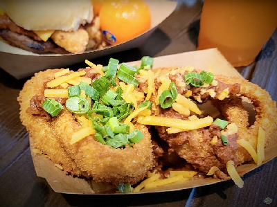 Chili Cheese Onion Rings  — photo from a ParkEats review