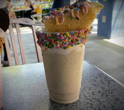 Confetti Cake Shake  — photo from a ParkEats review