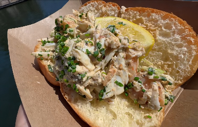 Crab and Shrimp Roll — photo from a ParkEats review