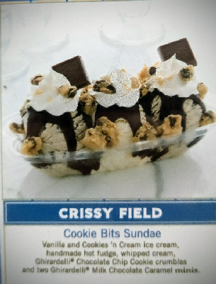 Crissy Field Cookie Bits Sundae — photo from a ParkEats review