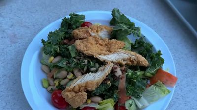 Fillmore Groovy Greens with Chicken Fenders