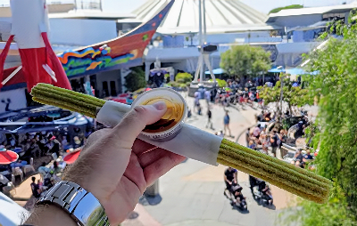 Green Apple Churro — photo from a ParkEats review