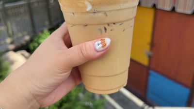 Grizzly Pumpkin Cold Brew Latte — photo from a ParkEats review