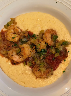Gulf Shrimp and Grits — photo from a ParkEats review