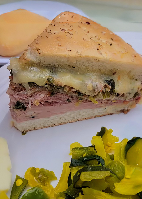 Half Muffuletta Sandwich — photo from a ParkEats review