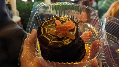 Halloween Brownie — photo from a ParkEats review