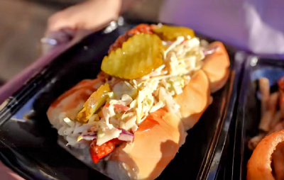 Hot Honey Chicken Sandwich — photo from a ParkEats review
