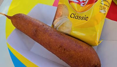 Hot-Link Corn Dog — photo from a ParkEats review