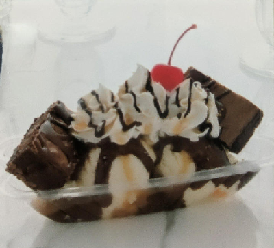 Lands End Salted Caramel Brownie Sundae