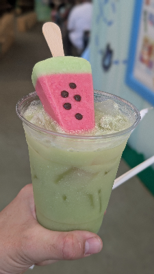 Lime Ice Block Drink — photo from a ParkEats review
