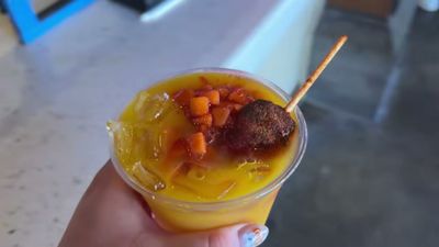 Mango Agua Fresca — photo from a ParkEats review