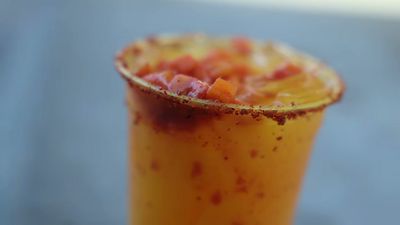 Mango Tequila Cocktail — photo from a ParkEats review