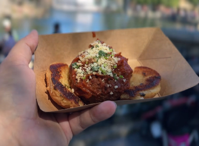 Meatball Slider — photo from a ParkEats review