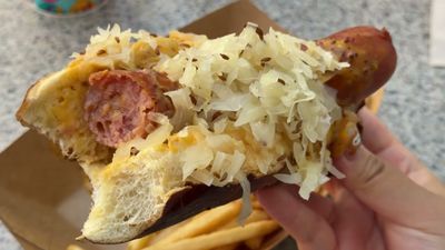Oktoberfest Dog — photo from a ParkEats review