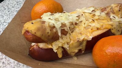 Oktoberfest Dog — photo from a ParkEats review