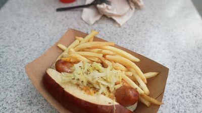 Oktoberfest Dog — photo from a ParkEats review