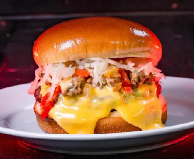 Oktoberfest-inspired Burger — photo from a ParkEats review