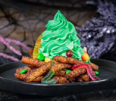 Oogie Boogie Funnel Cake Fries — photo from a ParkEats review