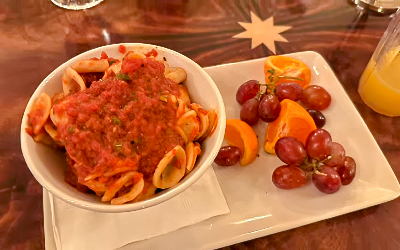 Orecchiette Pasta with Marinara — photo from a ParkEats review