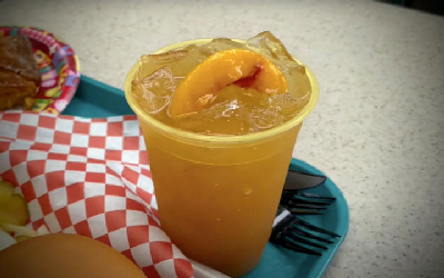 Peach Cobbler Cocktail — photo from a ParkEats review