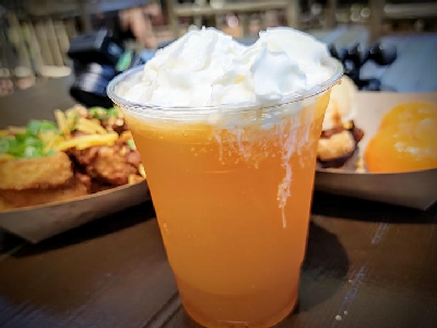 Peach Honey Tea Slush  — photo from a ParkEats review