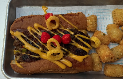 Philly Cheesesteak Grilled Cheese — photo from a ParkEats review