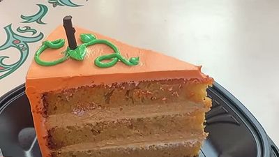 Pumpkin Cake — photo from a ParkEats review