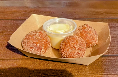 Pumpkin Spice Fritters — photo from a ParkEats review