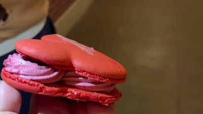 Raspberry-Rose Macaron