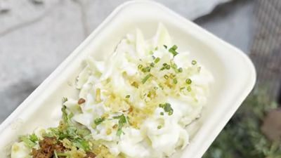 Savory Kugel Mac & Cheese