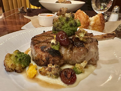 Signature Thick Cut Pork Chop — photo from a ParkEats review