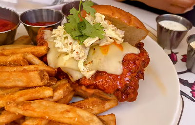 Spicy Chicken Sandwich — photo from a ParkEats review