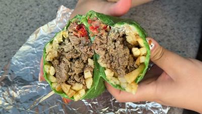 Spicy Oogie Boogie Burrito — photo from a ParkEats review