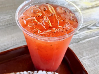 Strawberry-Agave-Limón Agua Fresca — photo from a ParkEats review