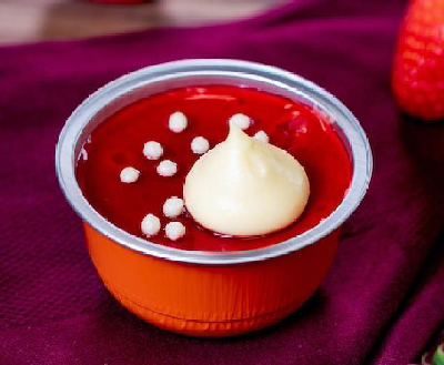 Strawberry Cheesecake with lemon Chantilly
