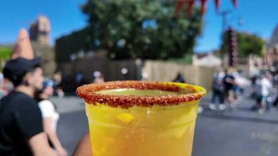 Strawberry-Peach Margarita — photo from a ParkEats review