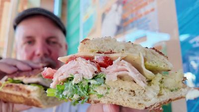 Turkey Pesto Sandwich — photo from a ParkEats review