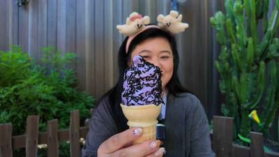 Ube Soft Serve — photo from a ParkEats review