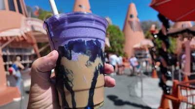 Vietnamese Coffee with Ube Sweet Cream Foam — photo from a ParkEats review
