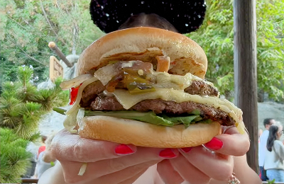 Villainous Double Cheeseburger — photo from a ParkEats review