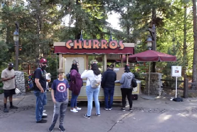 Churro Cart near Redwood Creek Challenge Trail