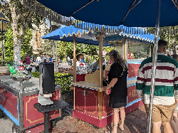 Churro Cart near Sleeping Beauty Castle