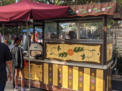 Churros at small world Promenade