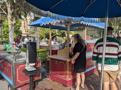 Churros near Sleeping Beauty Castle